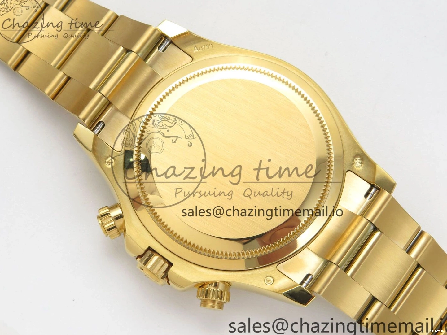 Clone Dial 1:1 YG Edition Daytona Bracelet Super Black Best DD4131 Diamonds YG 126508 on YG Clean 0307